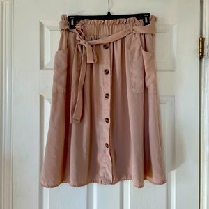 Shein khaki skirt